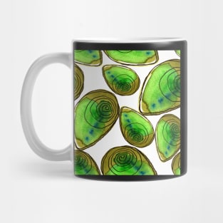 something green. With a spiral. Maybe with a deeper meaning... Mug